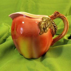 Vintage 1960 Apple Pitcher Made in Taiwan -